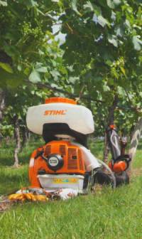 Atomizor STIHL SR 430 SR 450 in lucru